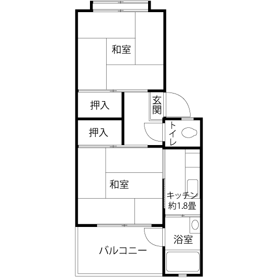 L0761タイプの間取り図