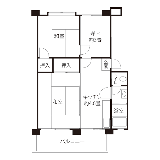 L0773タイプの間取り図
