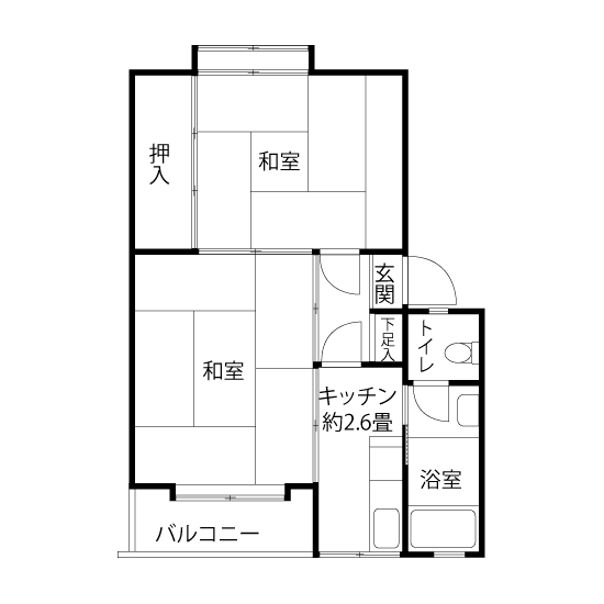 L0781タイプの間取り図