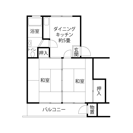 L0782タイプの間取り図