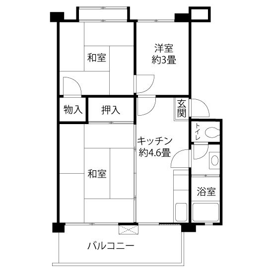 L0783タイプの間取り図