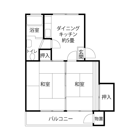 L0813タイプの間取り図