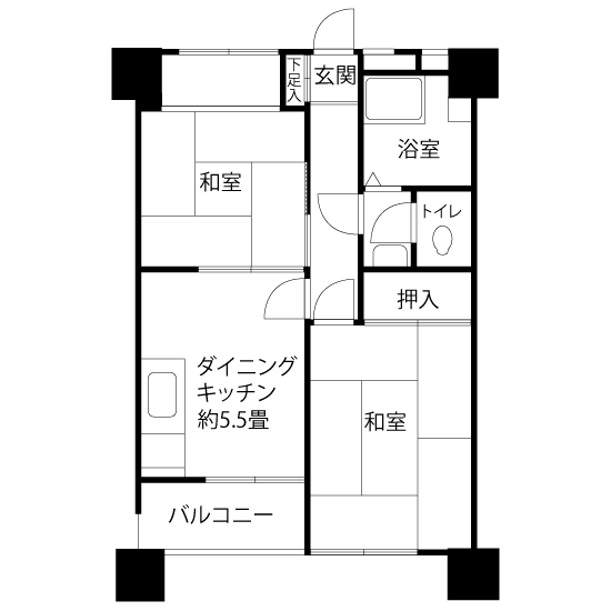 L0971タイプの間取り図