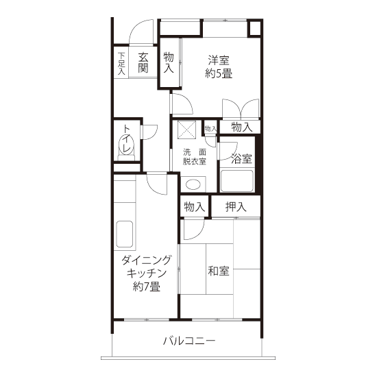 L8022タイプの間取り図