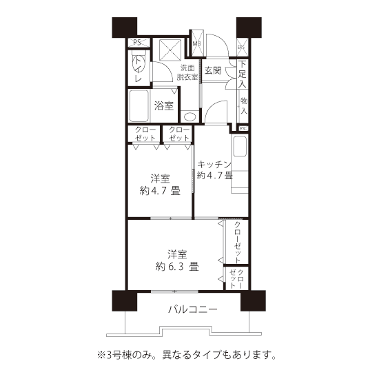 コーシャハイム南蒲田 L8141 間取り図