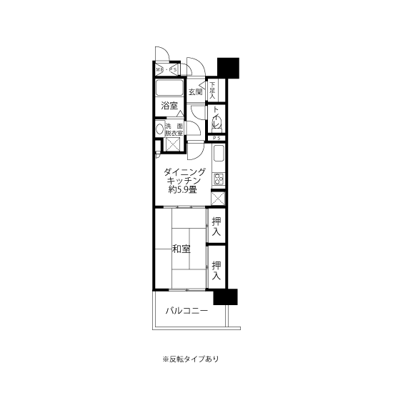 L8221タイプの間取り図