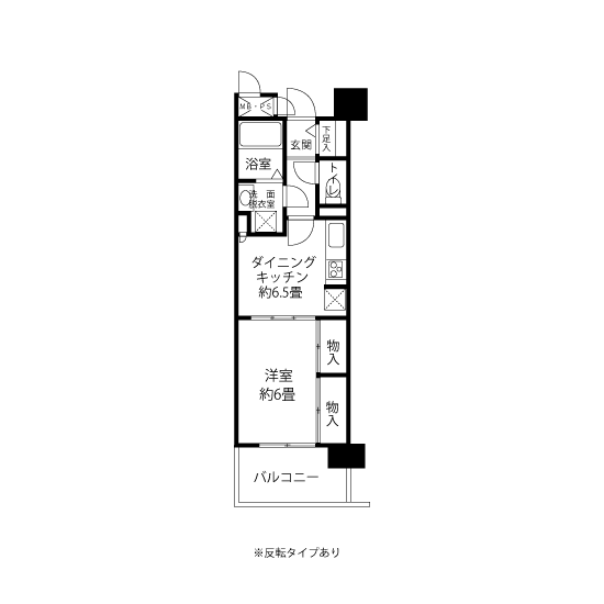 L8222タイプの間取り図