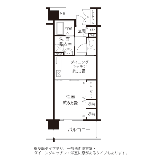 L8242タイプの間取り図
