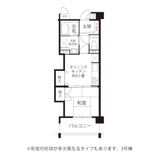 L8251タイプの間取り図
