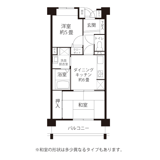 L8253タイプの間取り図