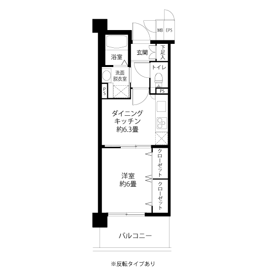 L8301タイプの間取り図