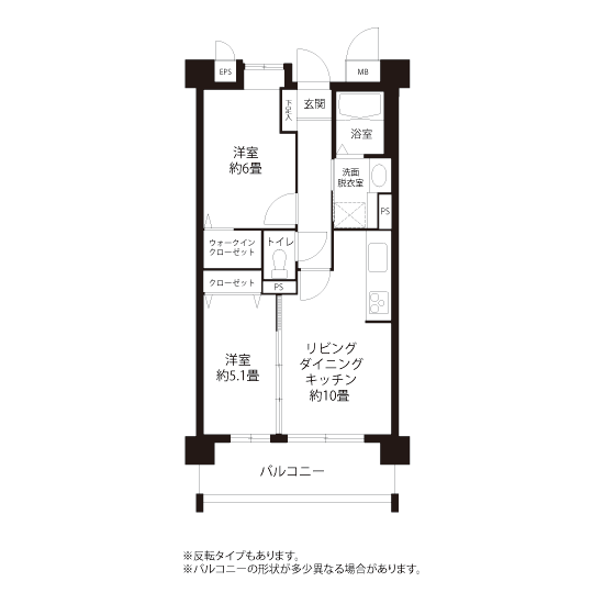L8317タイプの間取り図