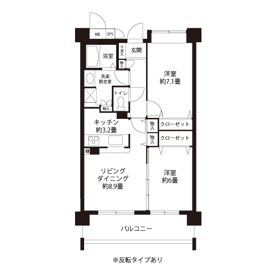 コーシャハイム千石 L8318 間取り図
