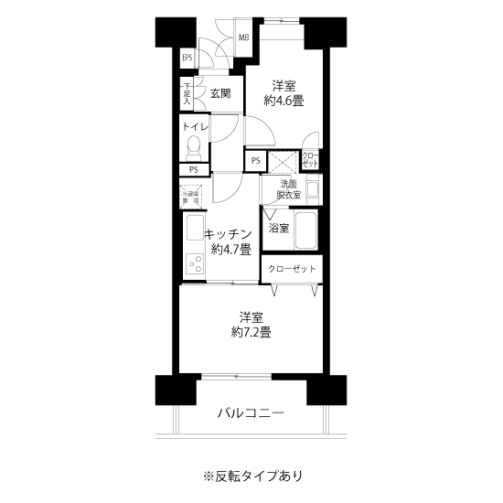 L8322タイプの間取り図