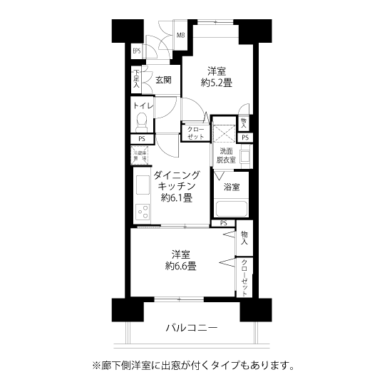 L8324タイプの間取り図