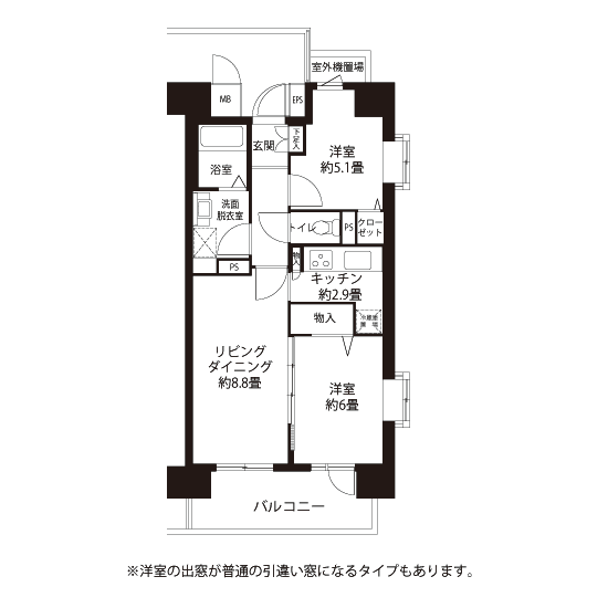 コーシャハイム中野弥生町 L8325 間取り図