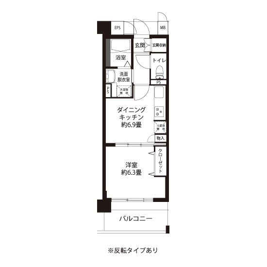 L8341タイプの間取り図