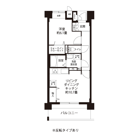 L8342タイプの間取り図