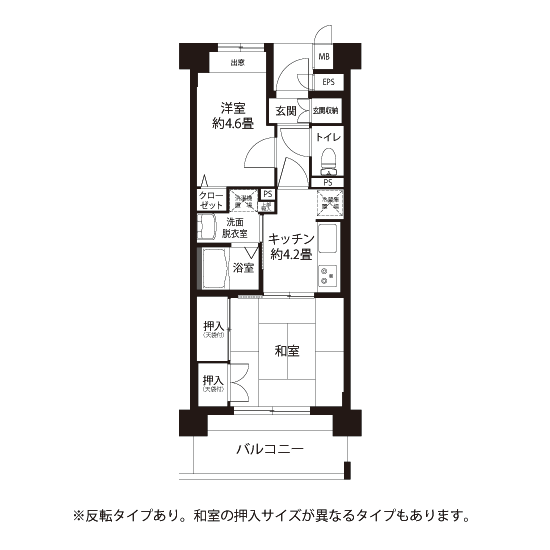 L8343タイプの間取り図