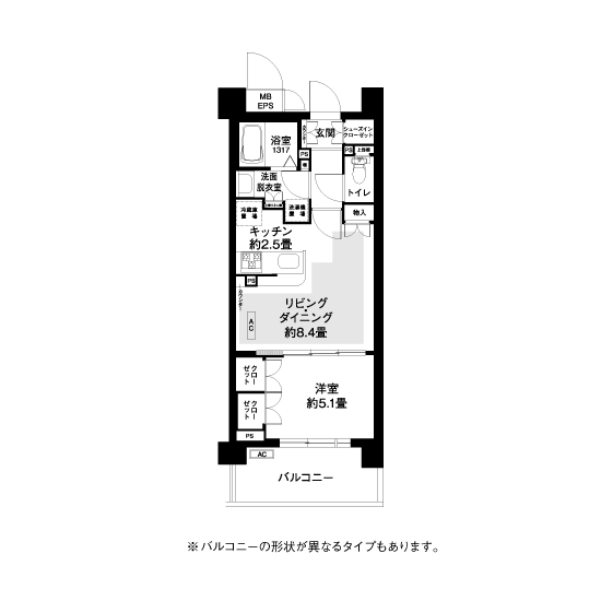 コーシャハイム久我山 L8385 間取り図