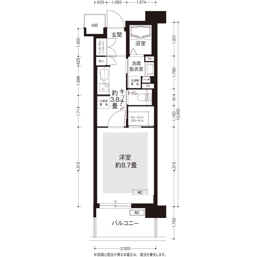 コーシャハイム千歳船橋フロント L8721 間取り図