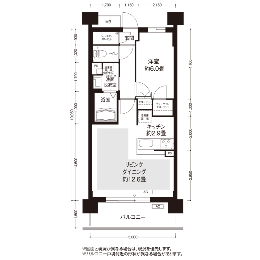 A-310号室の間取り図サムネイル