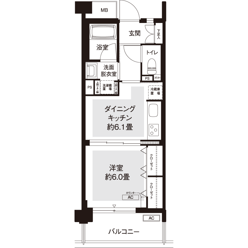 コーシャハイム経堂フォレスト L8762 間取り図