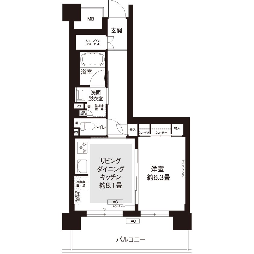 カーメスト大蔵の杜 L8774 間取り図